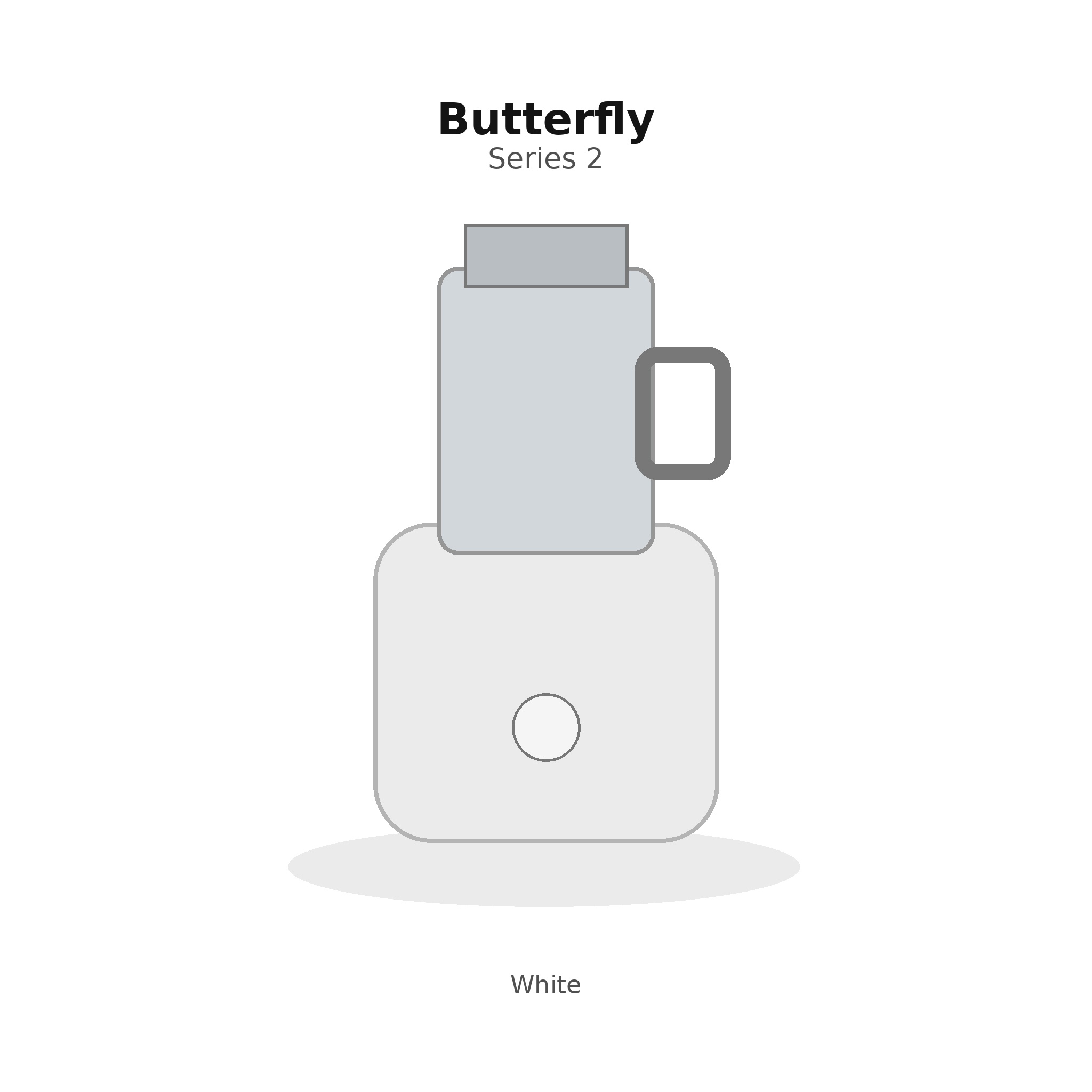 Butterfly Series 2 White