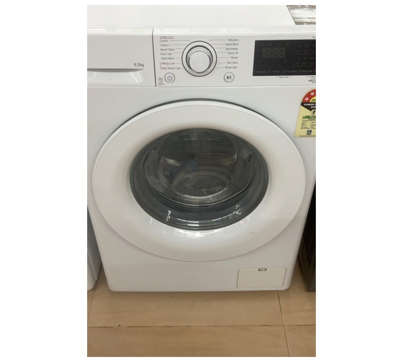 LG 6.5 kg White Front Load