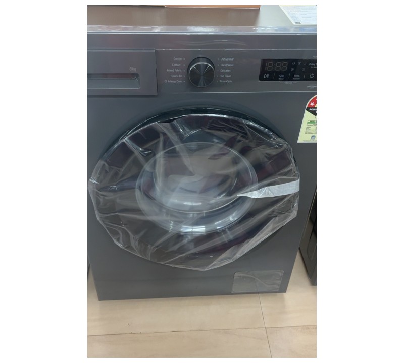 LG 8 kg Black Front Load